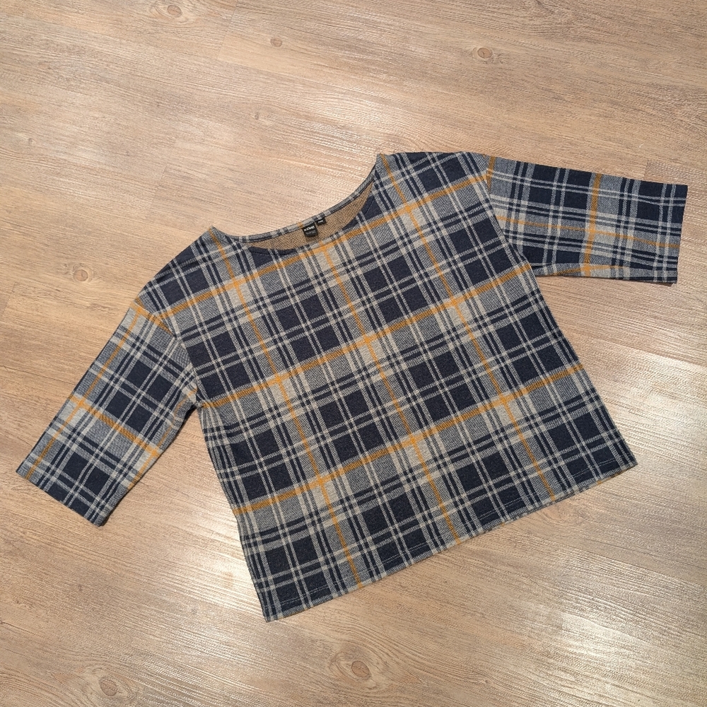 Icone Simons Plaid Top